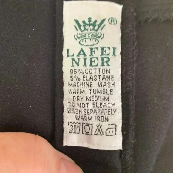 Lafei-Nier  black jeans with Swarovski crystals, Size 6, EUC - Picture 8 of 8